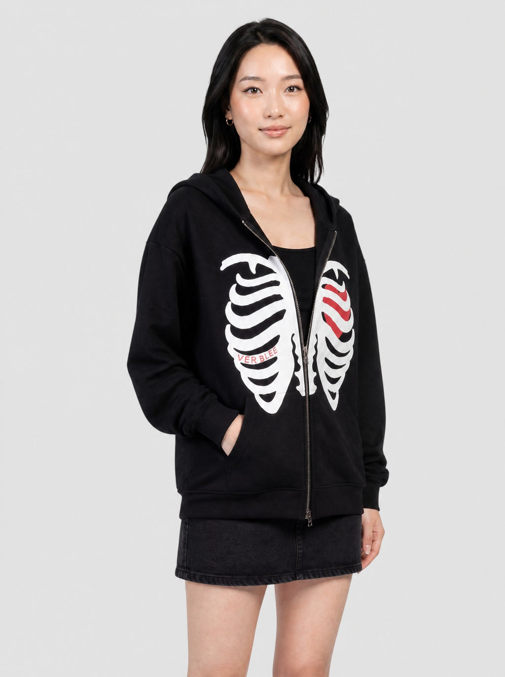 Veste Squelette Y2K