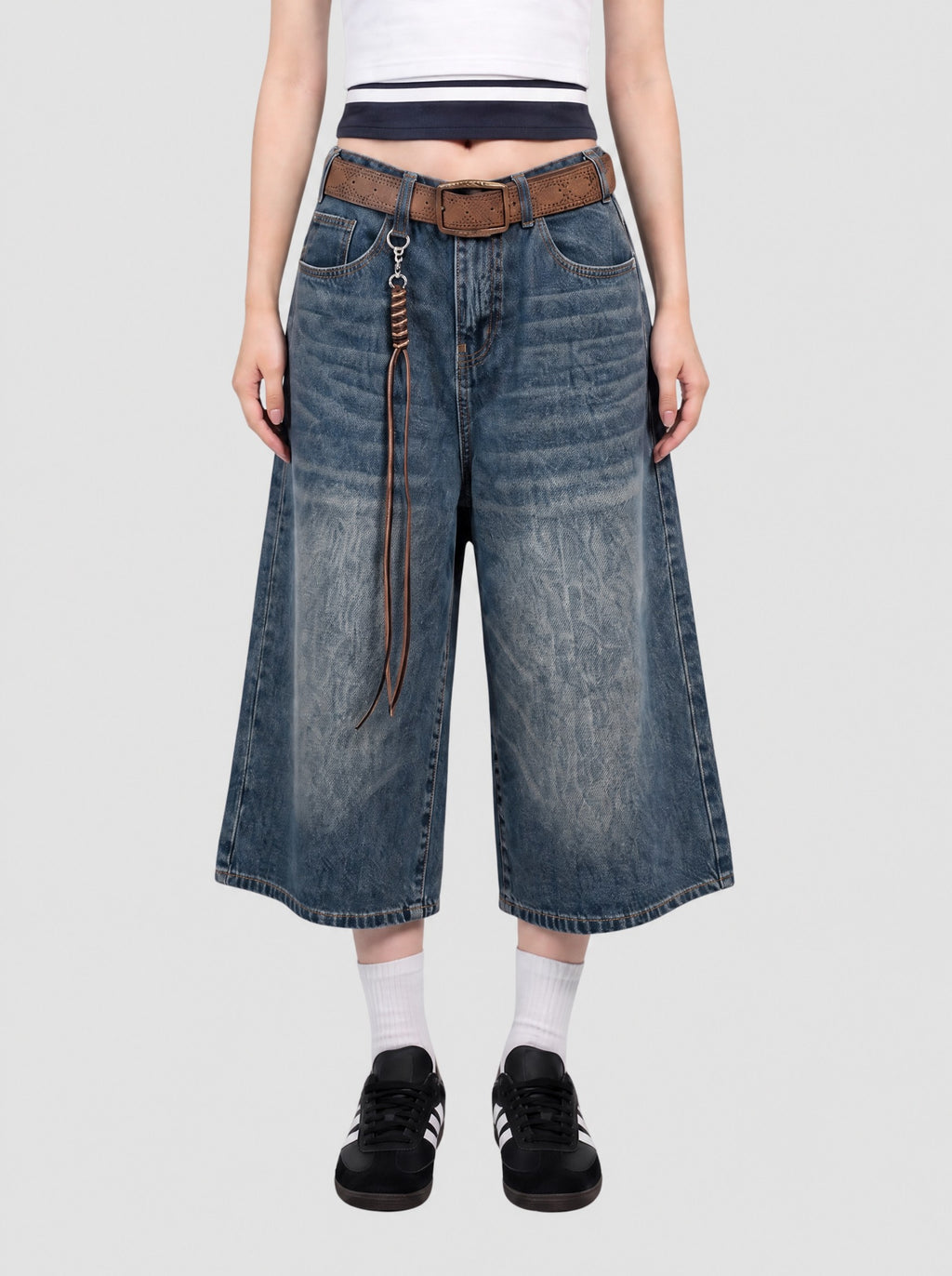 Short Long Denim Y2K