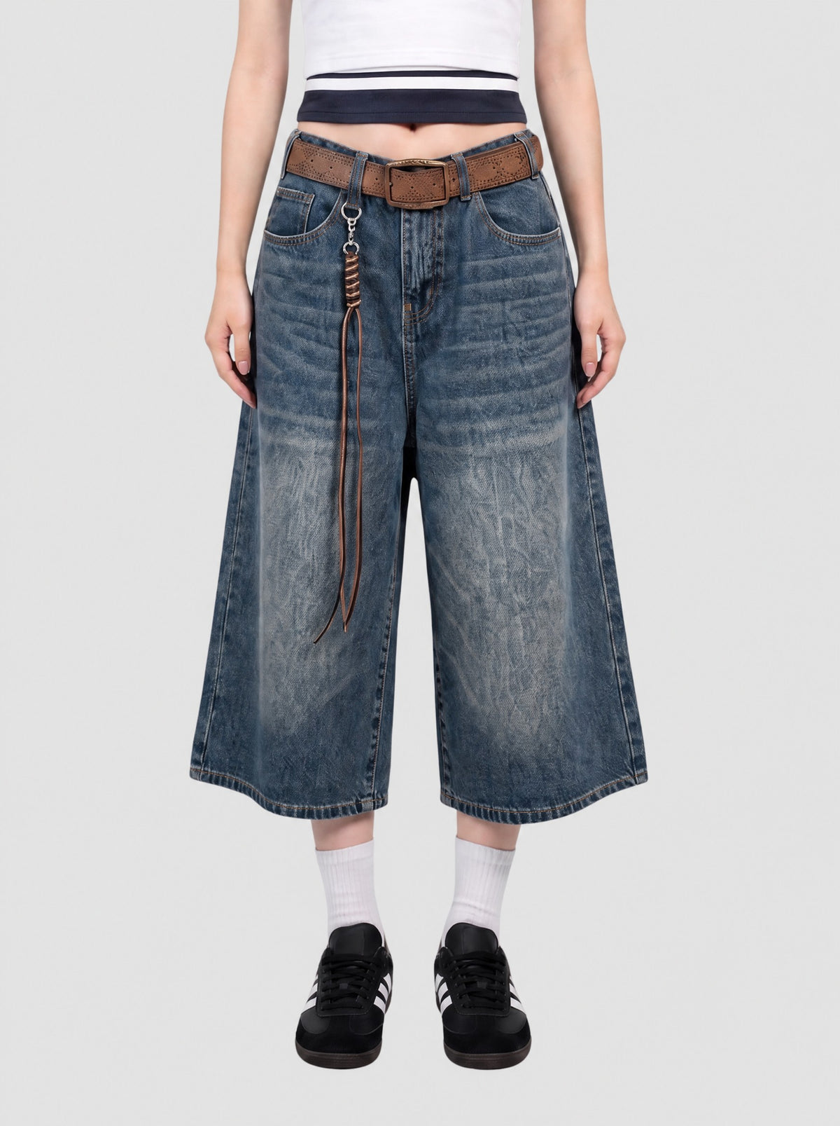 Short Long Denim Y2K